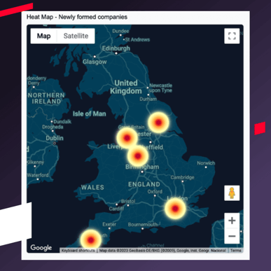 Growth Heatmap UK