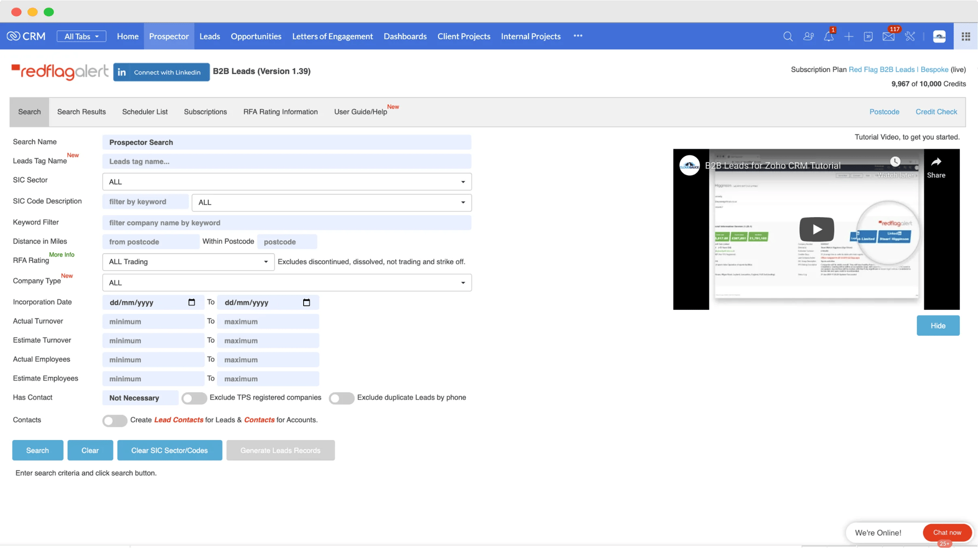 dashboard-zoho-b2b-leads